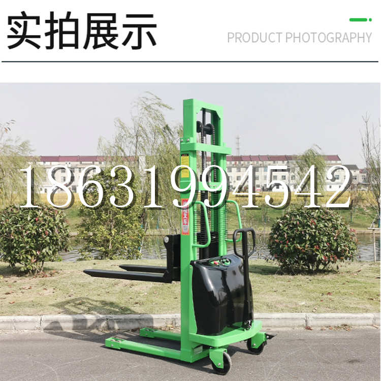 樊城区电动叉车堆高车液压铲车电瓶1吨2吨站驾步行式小型全自动叉车